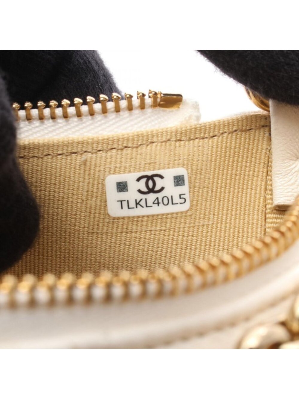 Chanel Shoulder Bag Quilted Small Pearl White Lambskin Chain - Picture 5 of 6